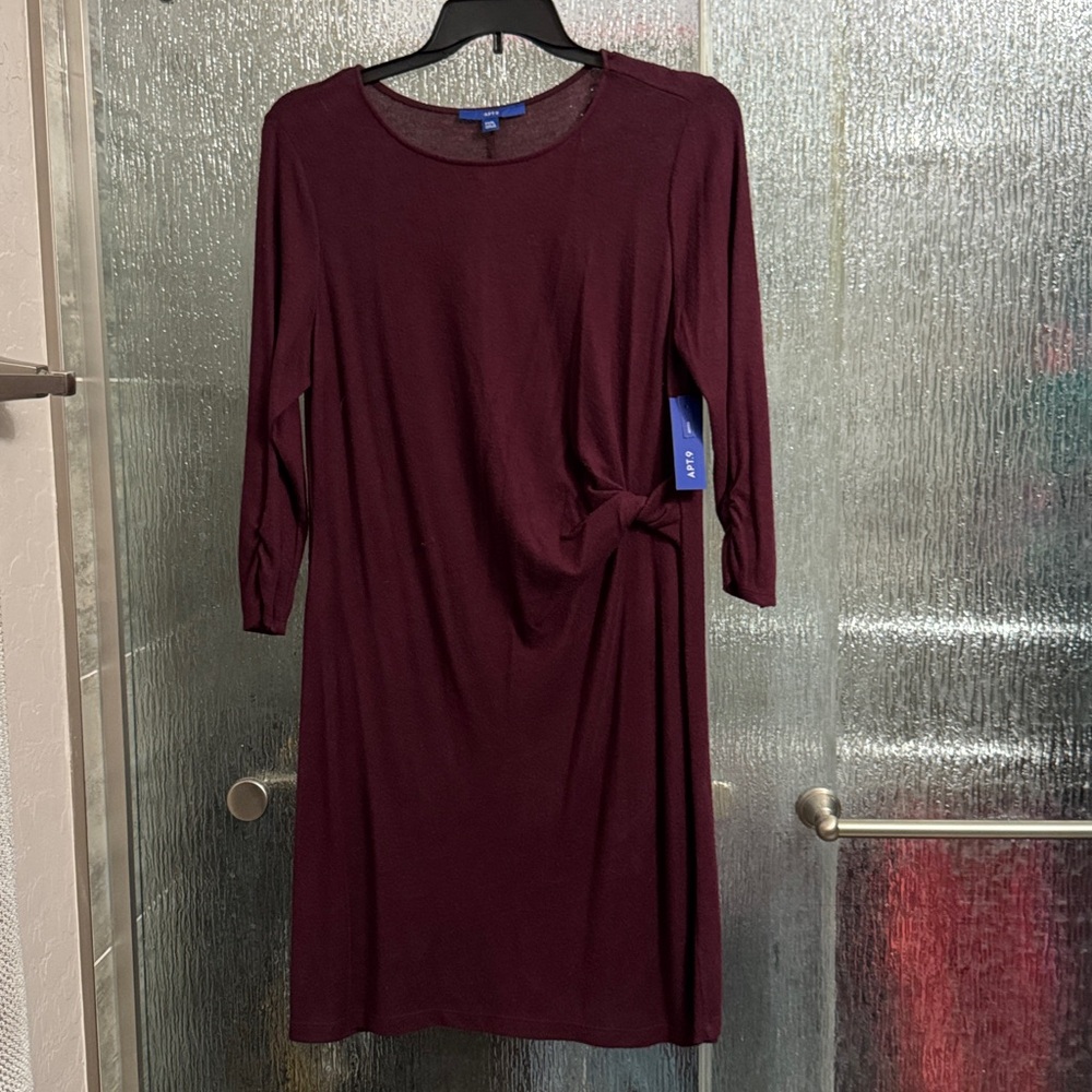 Super soft burgundy dress